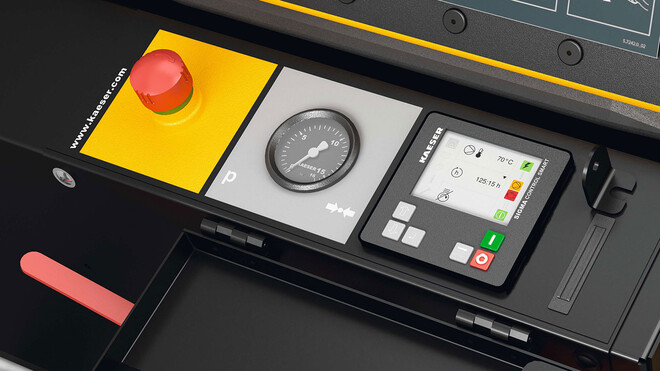 Operación intuitiva de los compresores MOBILAIR con SIGMA CONTROL SMART.